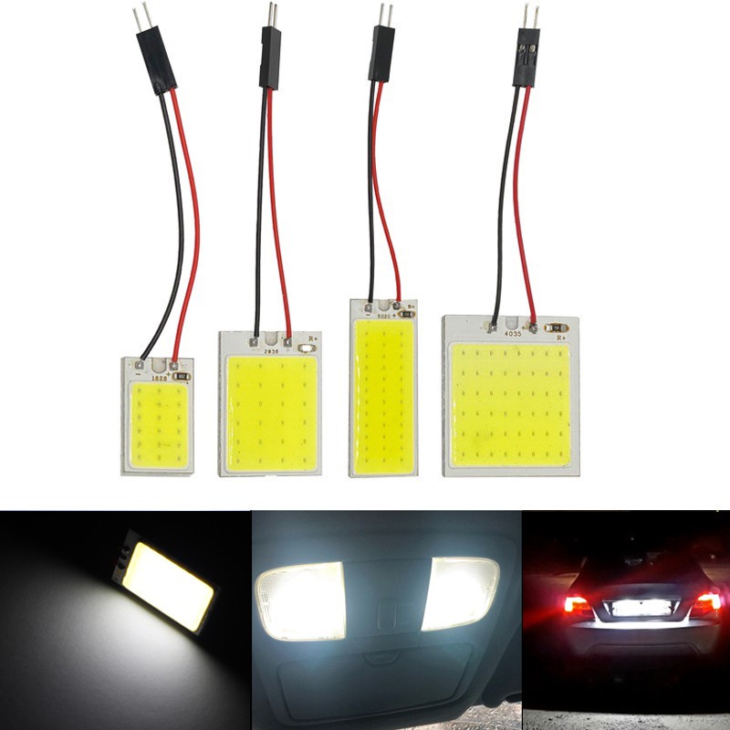 White Car LED Dome Map Reading Light Auto Interior Panel Lamp 18 24 36 ...