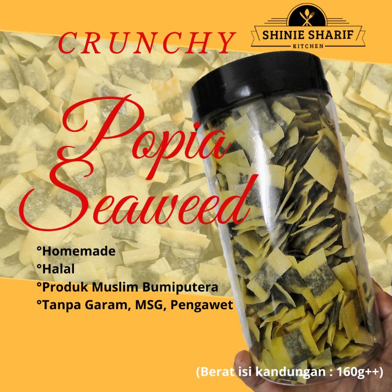 Popia SEAWEED, POPIA MINI SPICY Shrimp, POPIA Knot, POPIA SERUNDING ...
