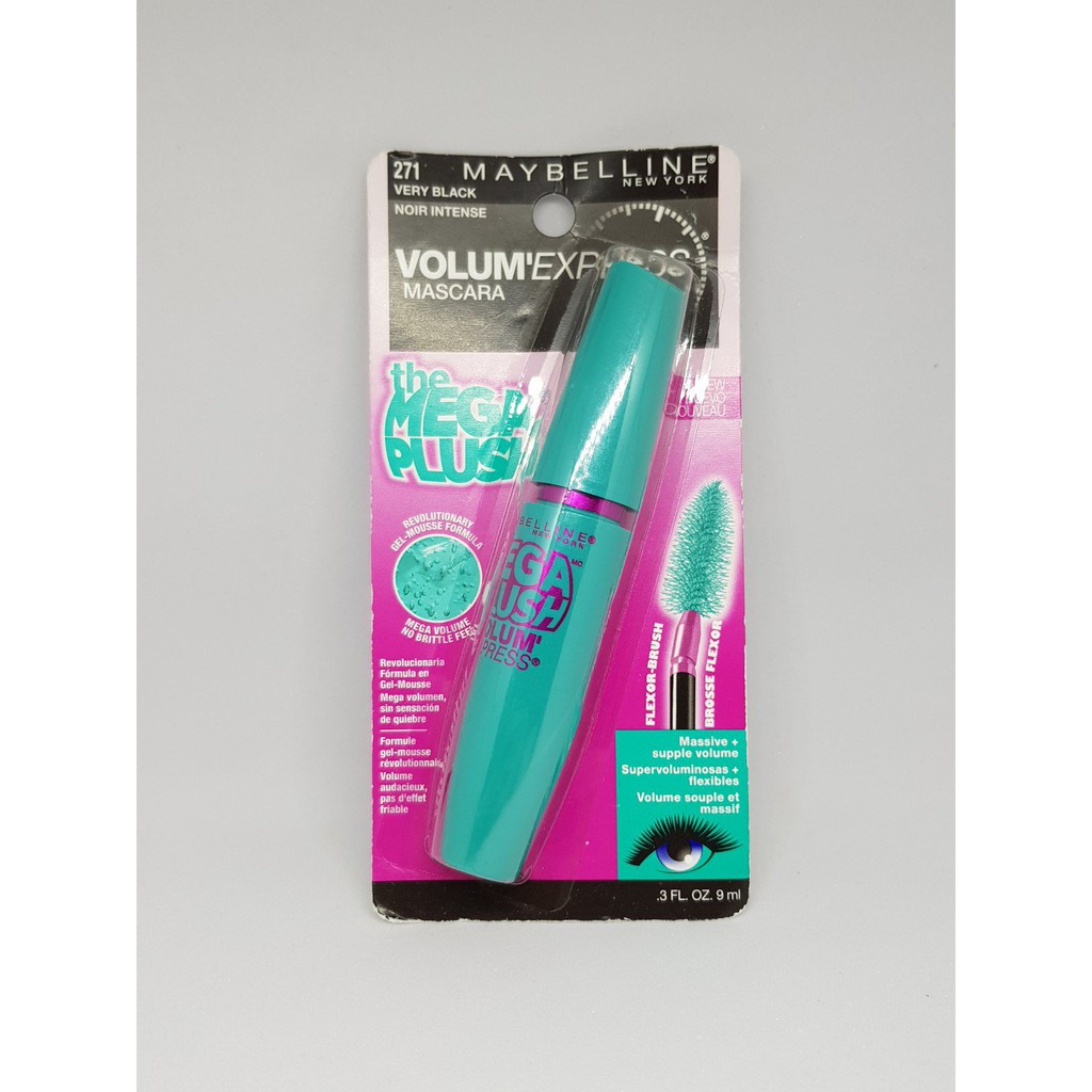 Maybelline the Mega Plush Mascara (Very Black) Shopee Philippines