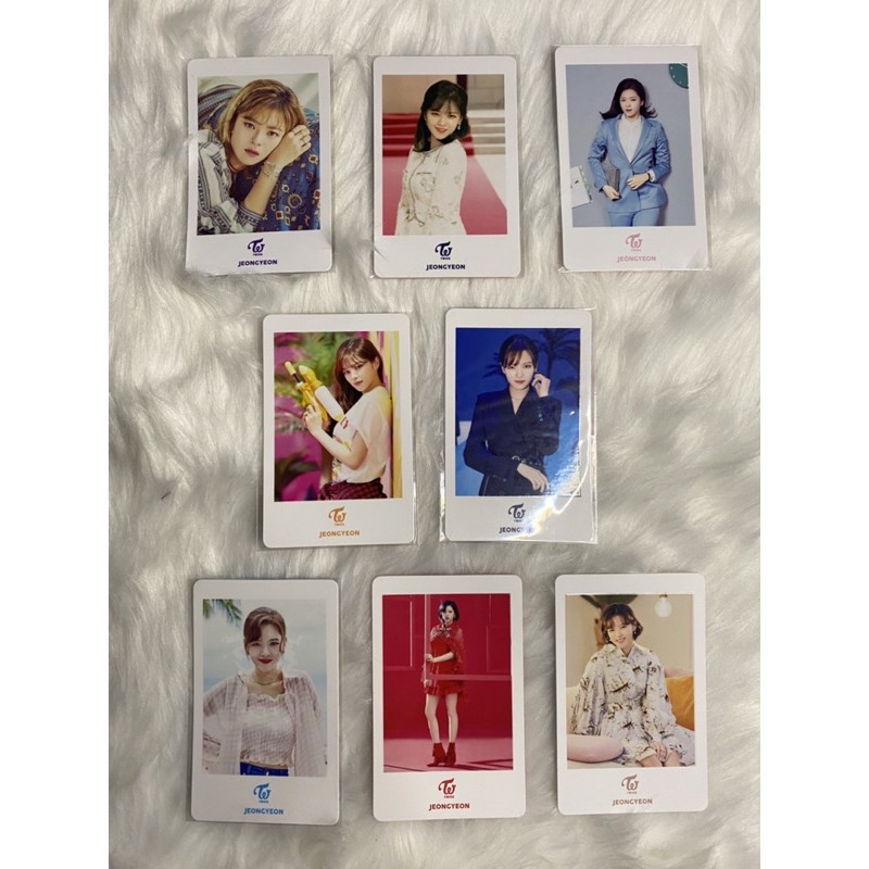 Jeongyeon jap pola set (Twice official japanese pola photocard ...