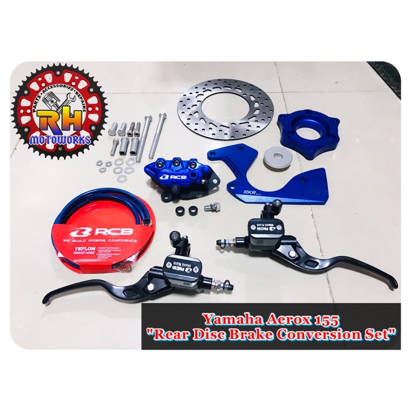 Aerox 155 Rear Disc Brake Conversion Set Shopee Philippines
