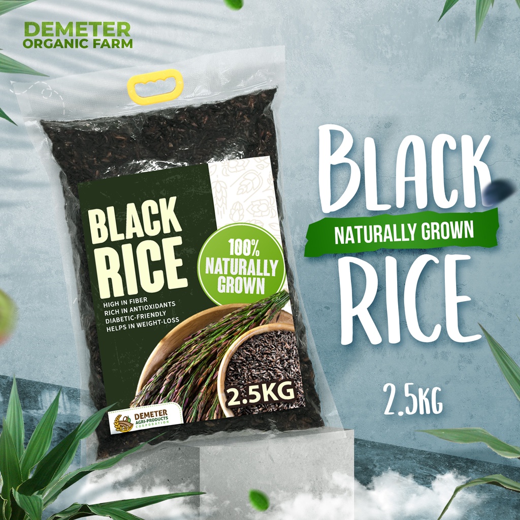2.5kg Emperor Black Rice by Demeter Organic | Weight-Management | Low ...