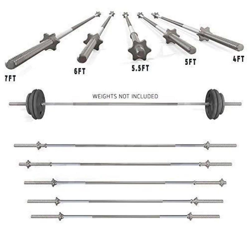 How long is a outlet barbell