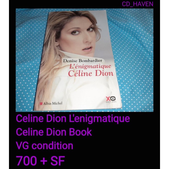 Celine Dion L'enigmatique Celine Dion Book (unsealed) | Shopee Philippines