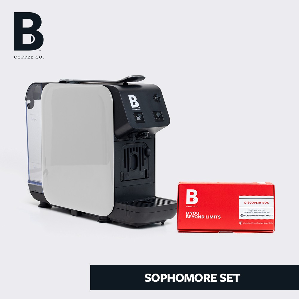 B Coffee Co. Sophomore Capsule Coffee Machine and 1 Free Discovery Box ...