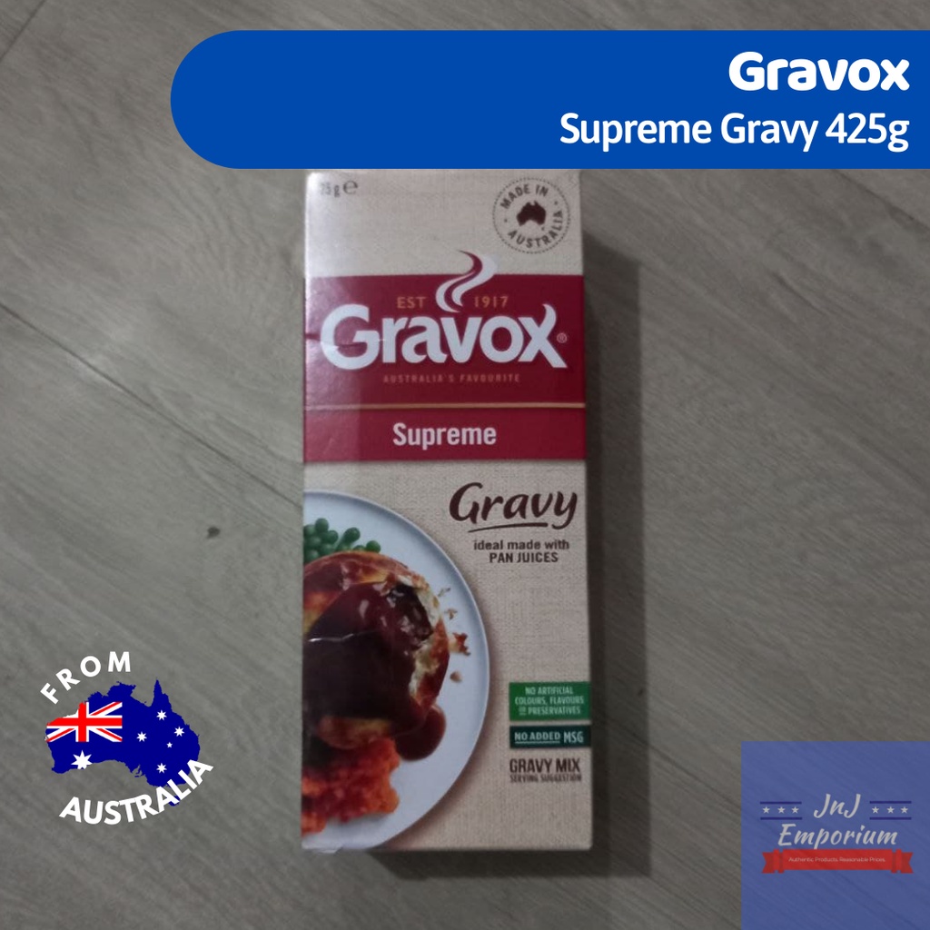Gravox Supreme Gravy Mix 425g Shopee Philippines