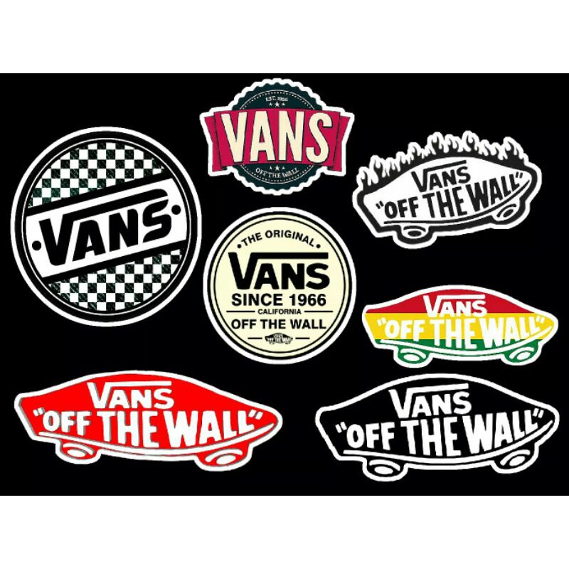 Vans Waterproof Laminated Sticker Pack | Shopee Philippines
