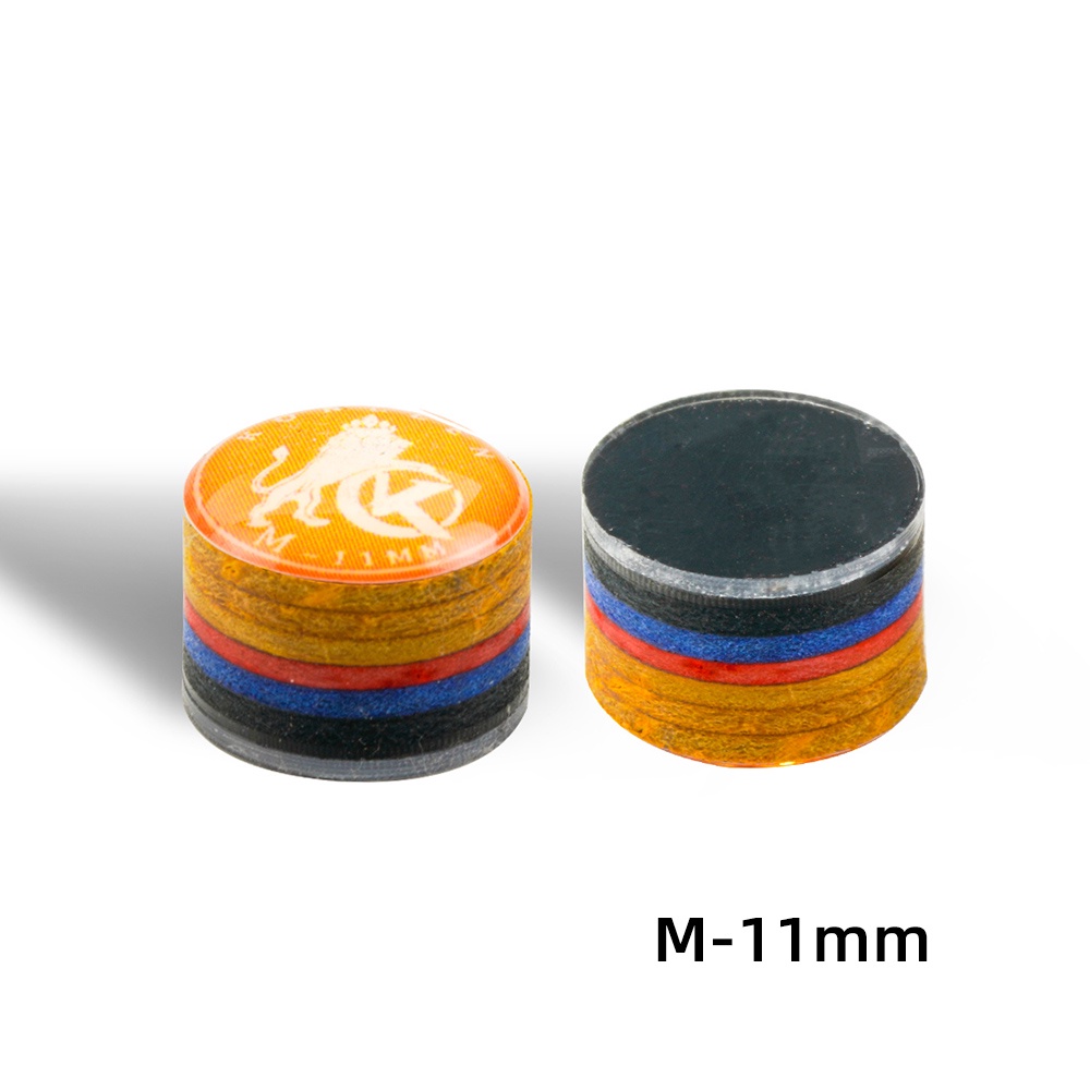 KONLLEN Rainbow Pool Cue Tips met Clear SX/SS/S/M/MH/H 11mm/14mm Pool