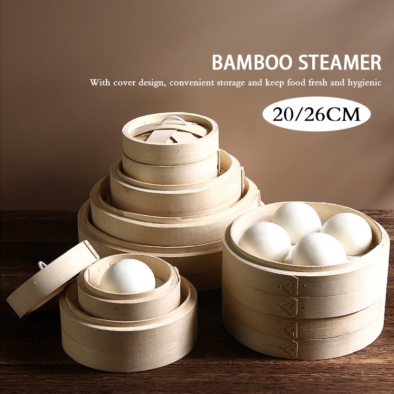 Bamboo Steamer Household Steamed Buns Steamers Kitchen Cooking Tools
