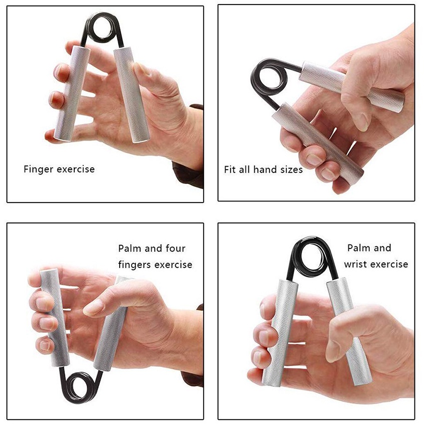 100 250lbs Hand Grip Exercise Forearm Muscle Grip Strengthener Steel Hand Gripper Shopee Philippines