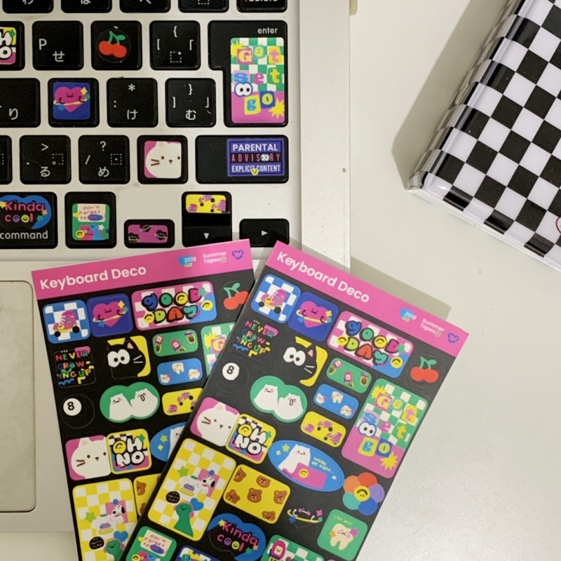 Summer Tapes - Keyboard deco Seal sticker/deco sticker/deco sticker ...