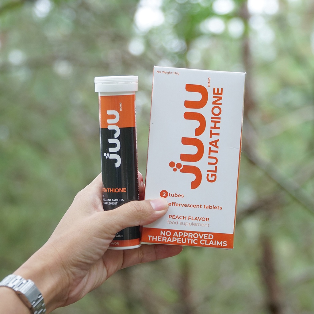 JUJU Glutathione - 1 Tube (15 effervescent tablets) for lighter skin and  stronger immune system