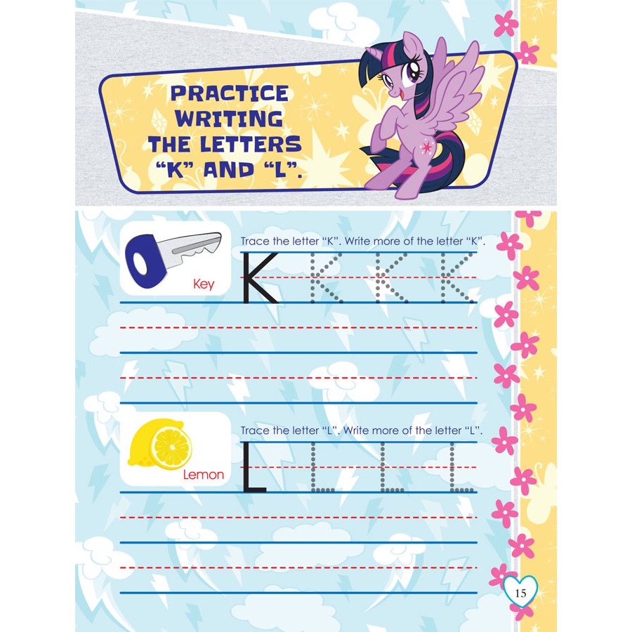 My Little Pony - Writing Book for Capital and Small Letters | Shopee ...