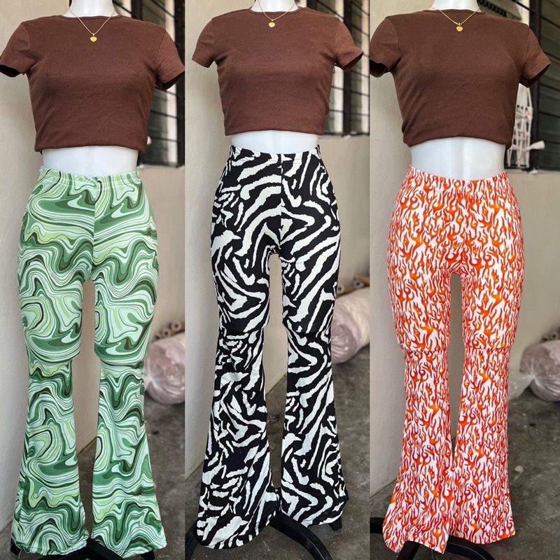 Y2K RETRO FLARE PANTS