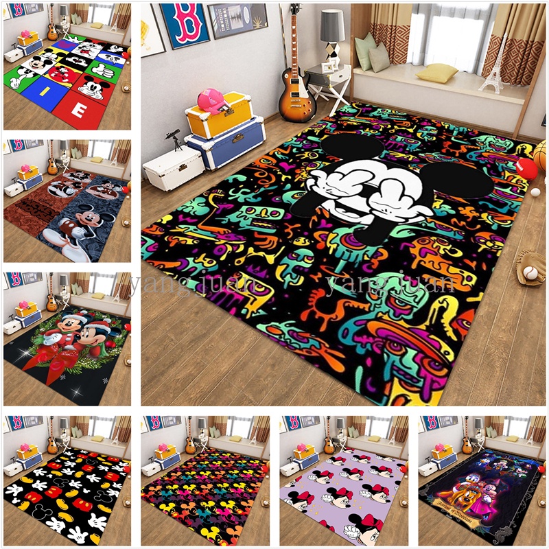 Street Wear Disney Cartoon Carpet Mickey Mouse Minnie Children's Room