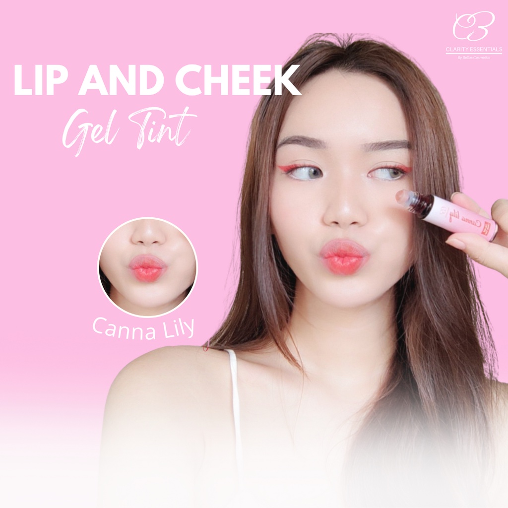 Canna Lily Shade Lip and Cheek Tint Gel based Lip Stain Bellus