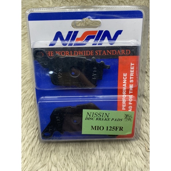 NISSIN DISC BRAKE PADS ps16/Beat110/Shogun/WAVE100/wave110/Mio125FR ...