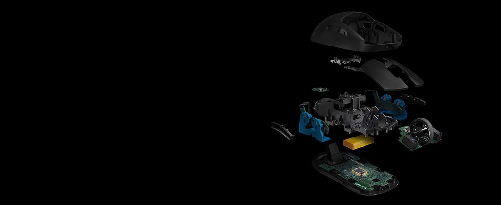 Logitech G Pro Wireless Gaming Mouse Hero 25K Sensor 16000 DPI RGB ...