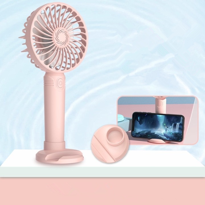 Portable Handle Mini Fan with Phone Stand | Shopee Philippines