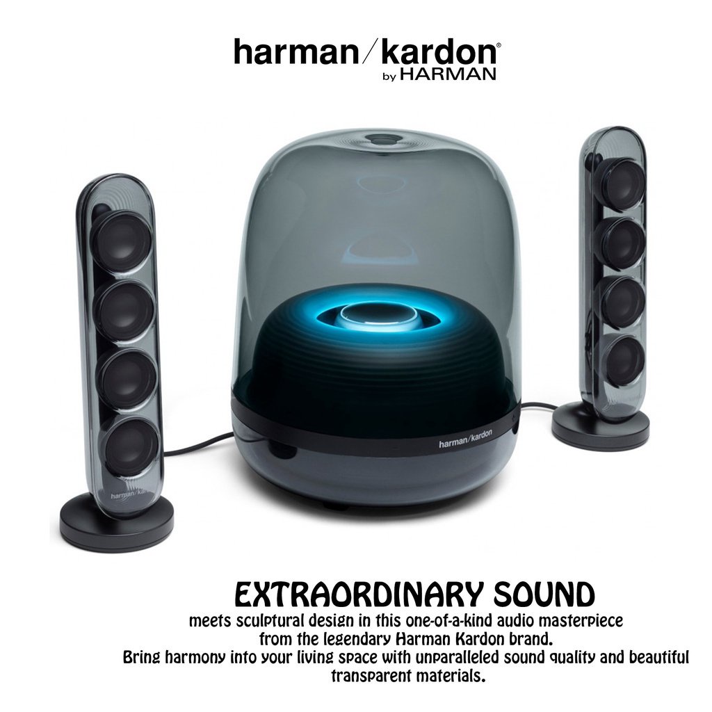 Harman Kardon SoundSticks 4 Wireless Bluetooth 2.1 Desktop Speaker