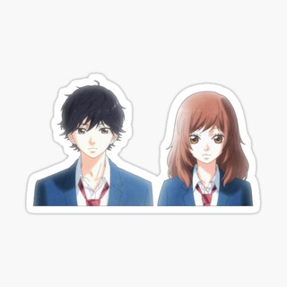 AO HARU-RIDE impermeável Anime Sticker, Bonito Estudante Papelaria,  Crianças Material Escolar, Decorar Mabuchi Kou, Adorável - AliExpress