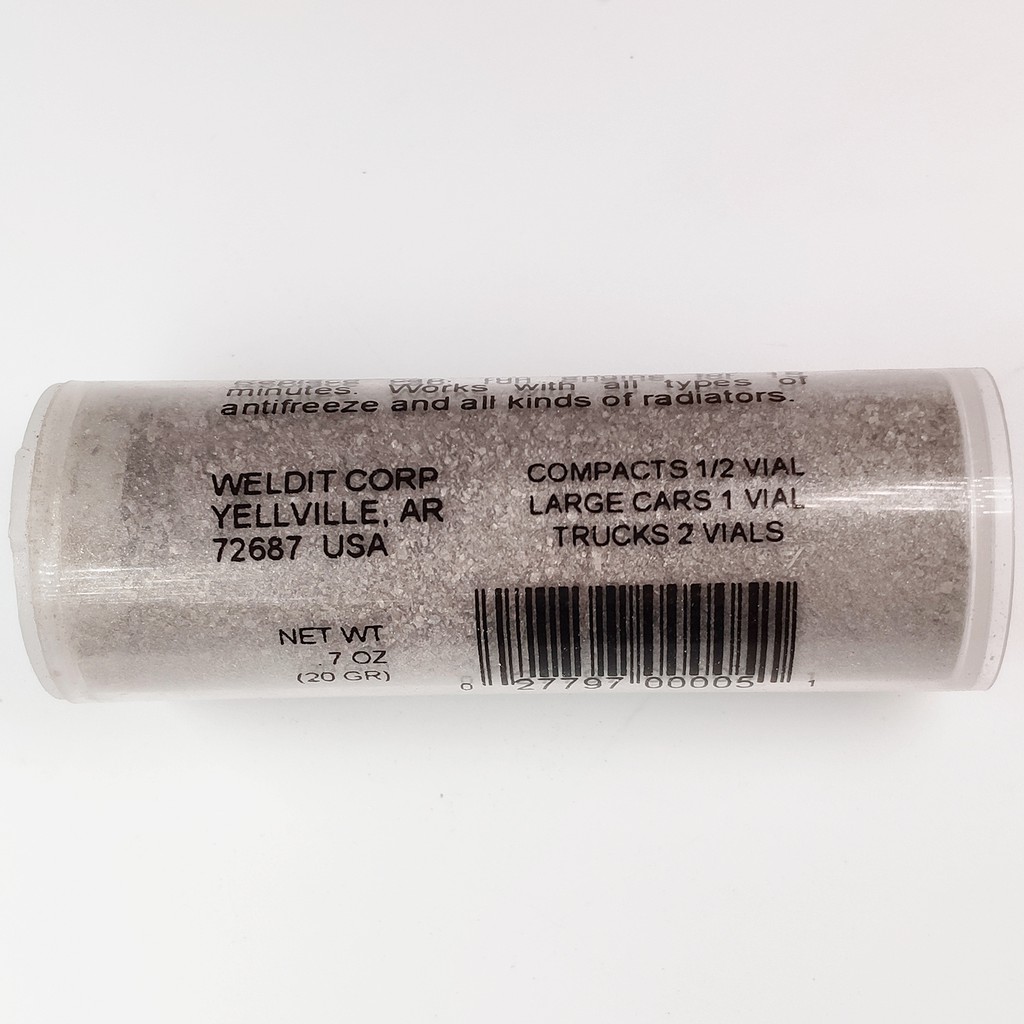 Genuine Weldit Silver Cooling System Stop Leak Seal Fits Car Truck ...