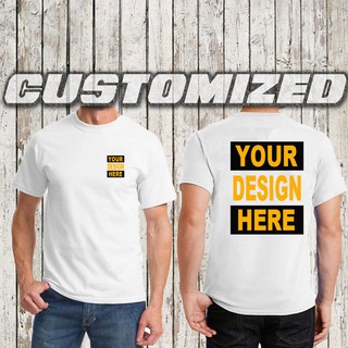 Customized Personalized Cotton Drifit Spandex Tee Shirt Sports Shirt  Digital Print Giveaway Souvenir