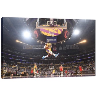 Michael Jordan Flying Dunk - Póster de baloncesto para decoración