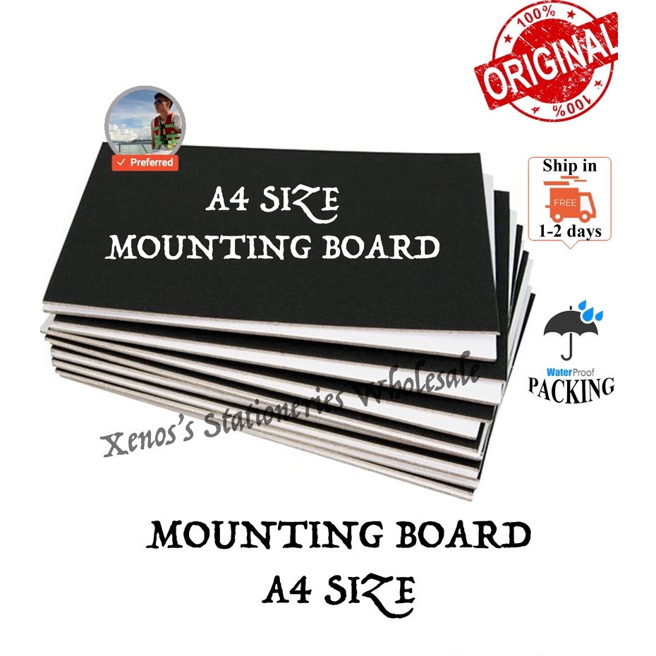 A4 MOUNTING BOARD / A3 MOUNTING BOARD A4 SIZE Shopee Philippines