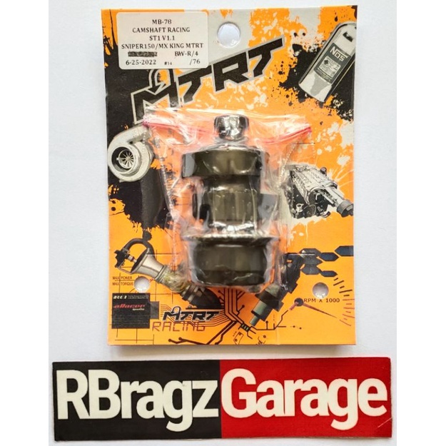 MTRT Racing Camshaft Stage 1, Stage 2 - Yamaha Sniper 150 / MX King ...