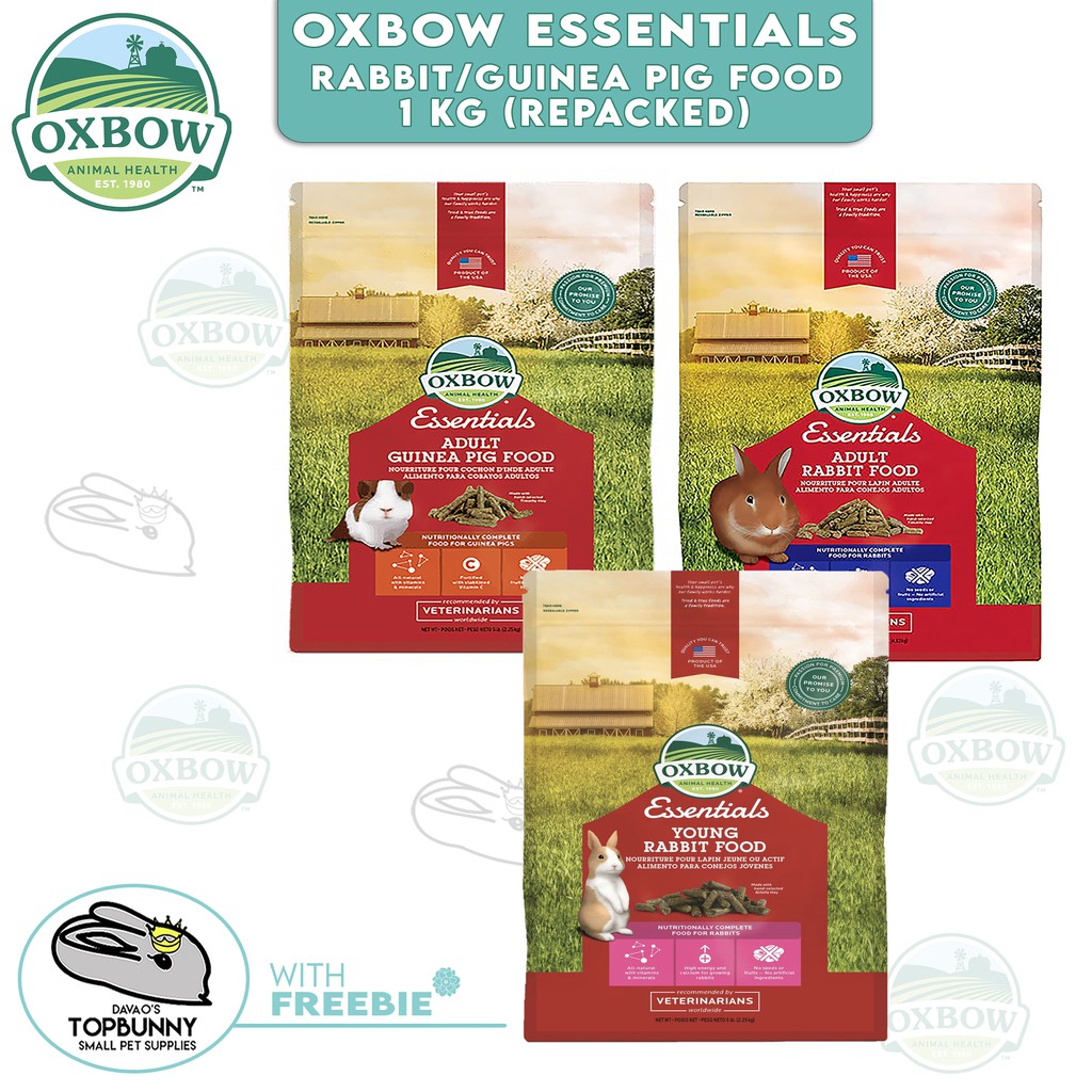 Oxbow Essentials Pellets 1KG (Adult Rabbit, Young Rabbit, Adult Guinea Pig) Shopee Philippines