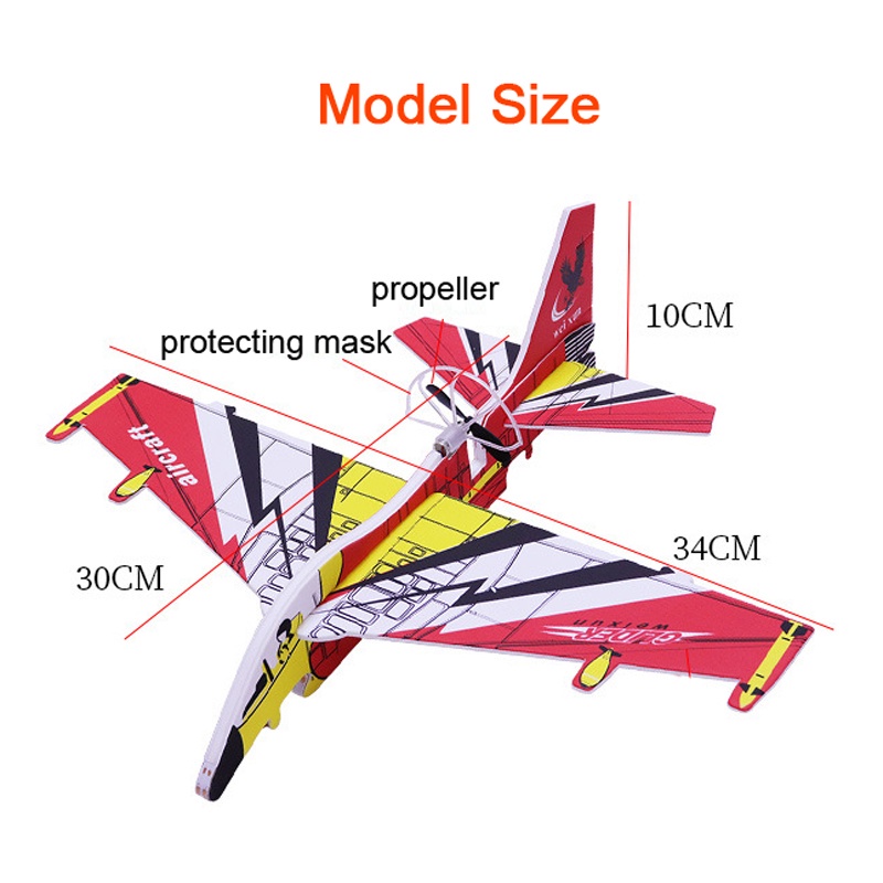 {Brandnew}Electric Foam Airplane Model Hand Throw Glider Toy Outdoor