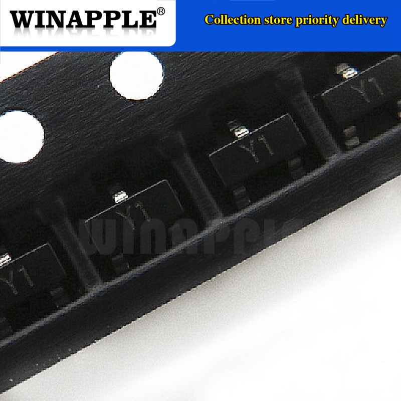100pcs/lot SS8050 Y1 SS8550 Y2 SOT-23-3 NPN SMD Transistor In Stock ...