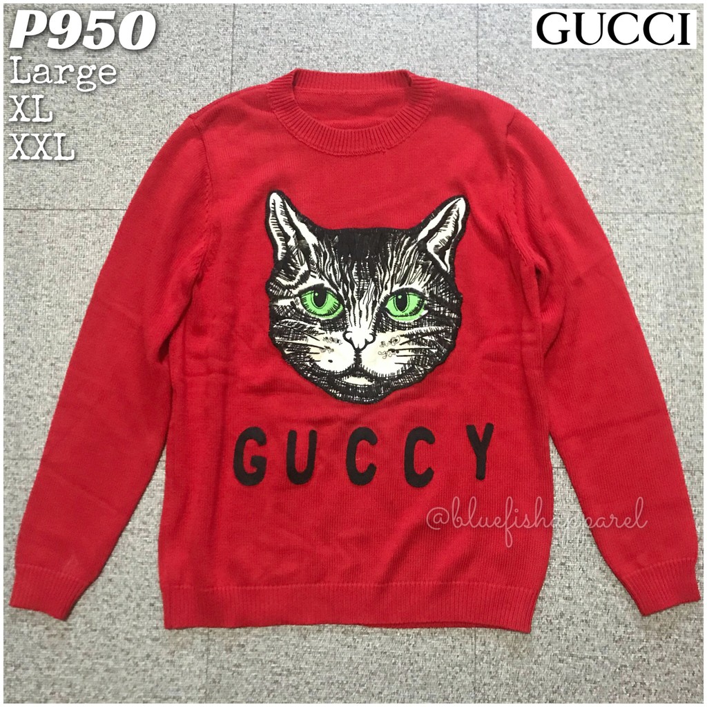 Gucci on sale sweater cat