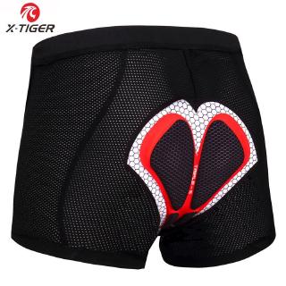 X-TIGER Men's Cycling Underwear Shorts 5D Padded Sports Riding