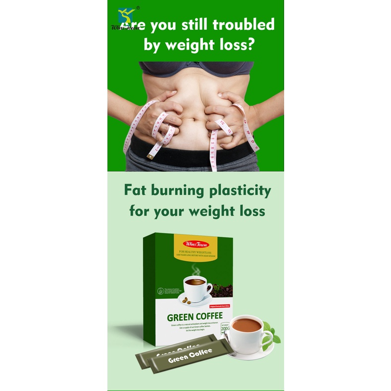 Wins Town Slimming Green Coffee, Healthy Weightloss Instant Coffee