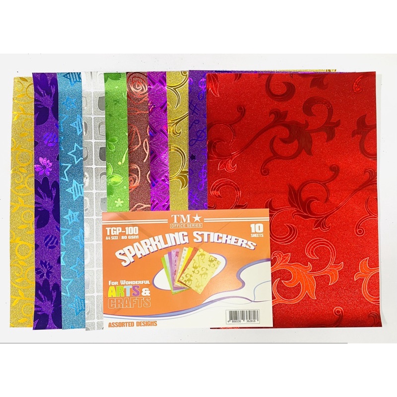 sparkling sticker sold per pack by 10 pieces | Shopee Philippines