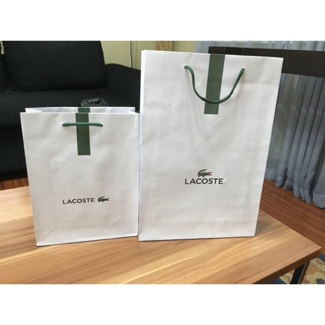 Lacoste paper bag for sale new arrivals