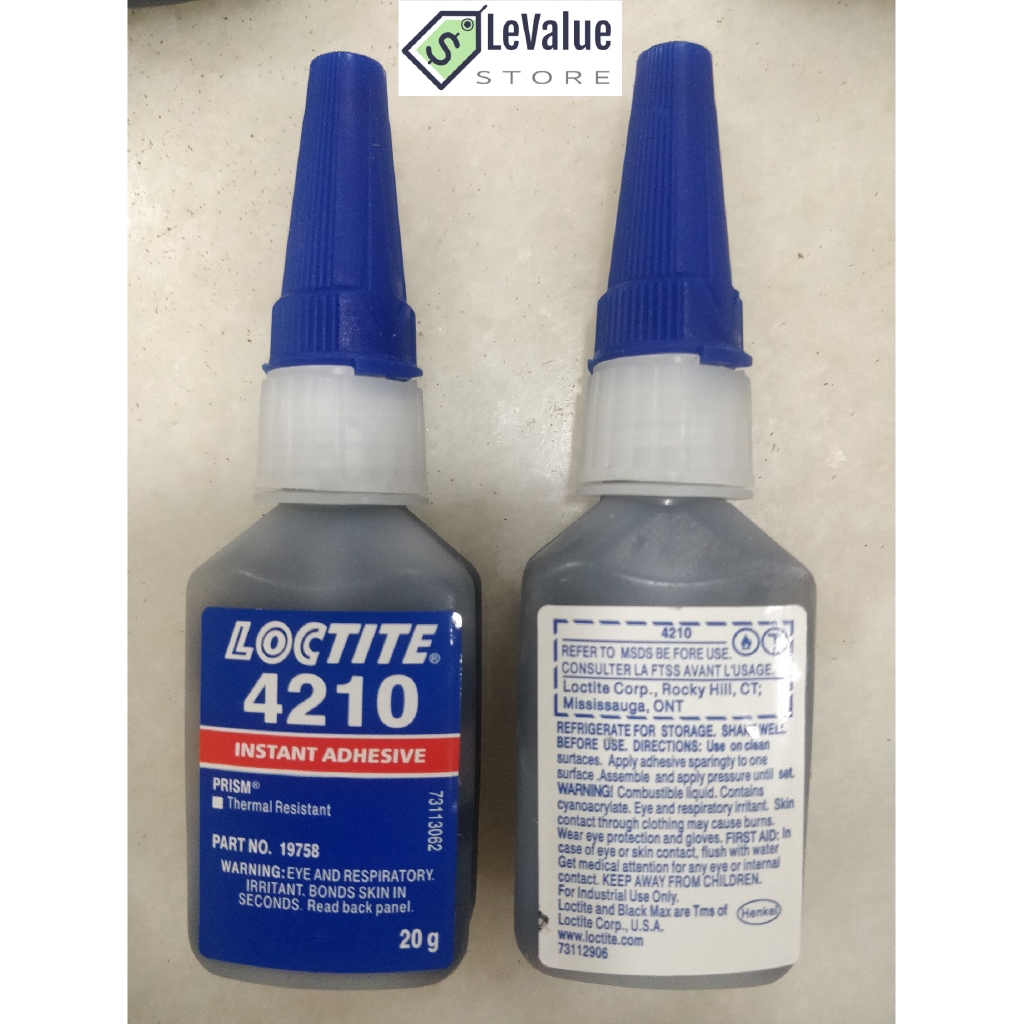 LOCTITE 4210 Black Thermal Resistant Instant Adhesive 20g 19758