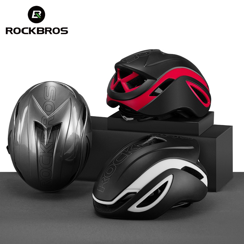 ROCKBROS Helmet Bike Men Ultralight Eps+Pc Cover Mtb Triathlon ...