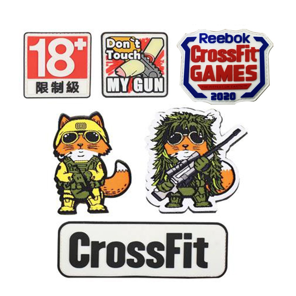 CrossFit Vader's Fist Military PVC Tactical Patch Badges Emblem