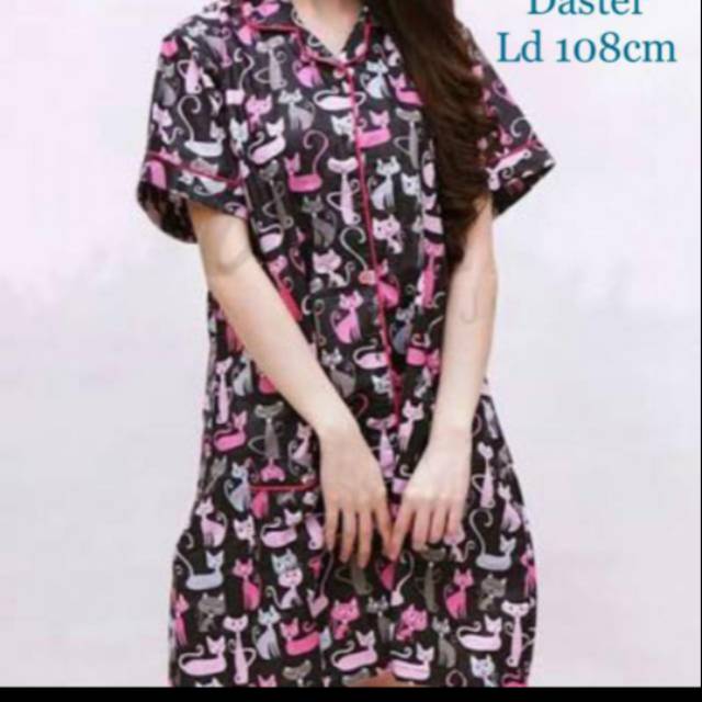 Black Cat / June's Collection Nightgown | Shopee Philippines