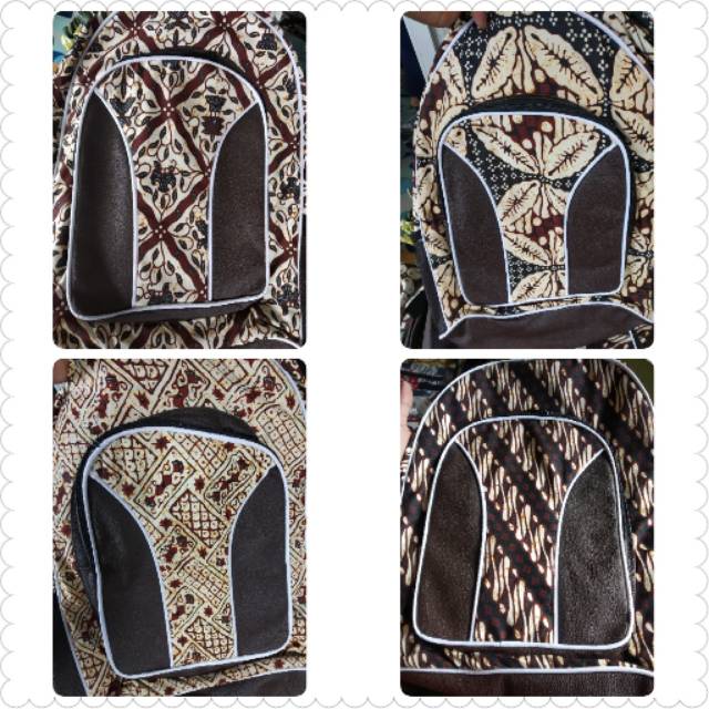 Batik backpack / batik backpack | Shopee Philippines