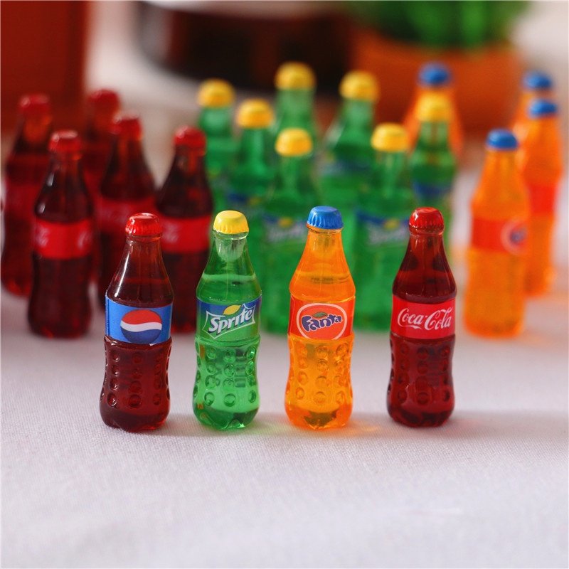 Set Di 6 Bottiglie Di Soda In Miniatura Per Casa Delle Bambole - Scala 1:12 - Handley Replica Cola