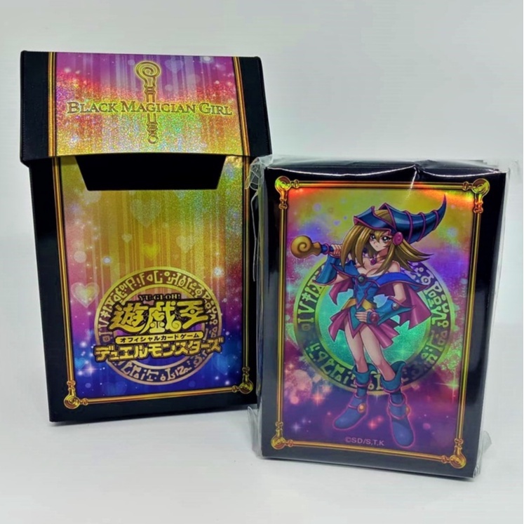 Yu-Gi-Oh! Black Magician Girl Deck Box and Sleeves Set OCG Duel ...