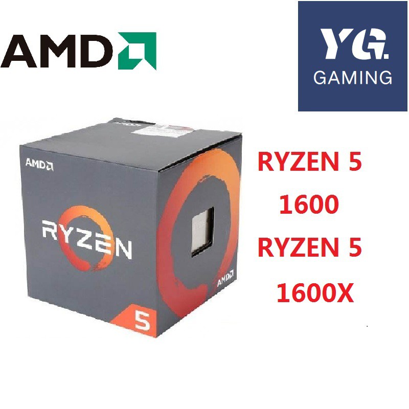 AMD Ryzen 5 1600 R5 1600X 3.2 GHz Six-Core CPU Processoe Socket AM4（only  cpu no cooler）