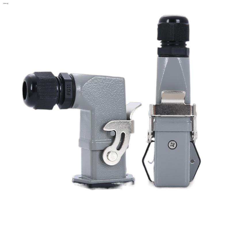 Heavy-duty connector 4 5 core side ejection HDC-HA003 rectangular ...