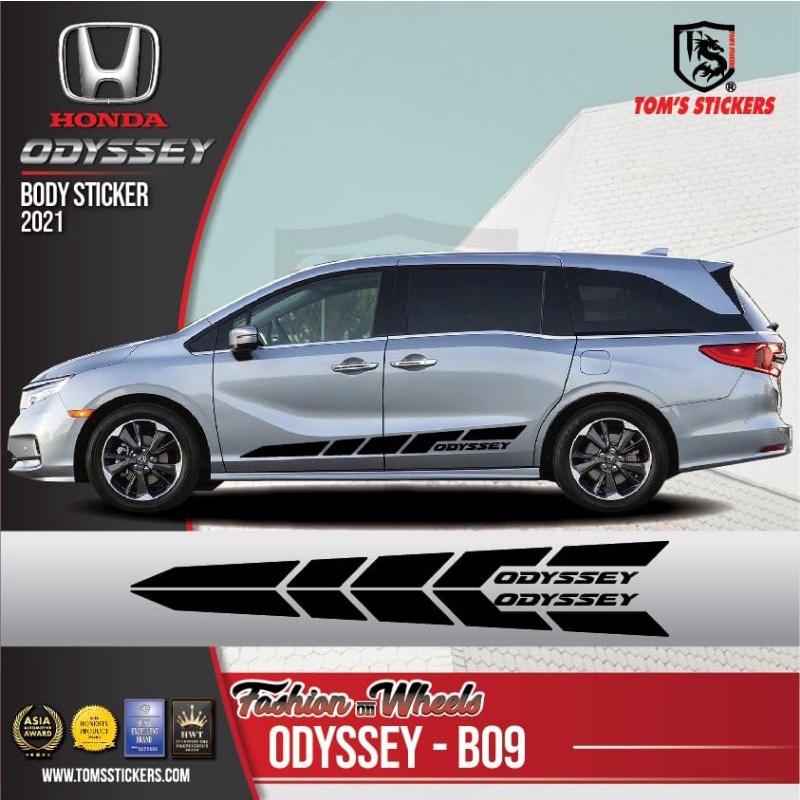 HONDA ODYSSEY CAR BODY STICKER SET ODYSSEY - B09 | Shopee Philippines