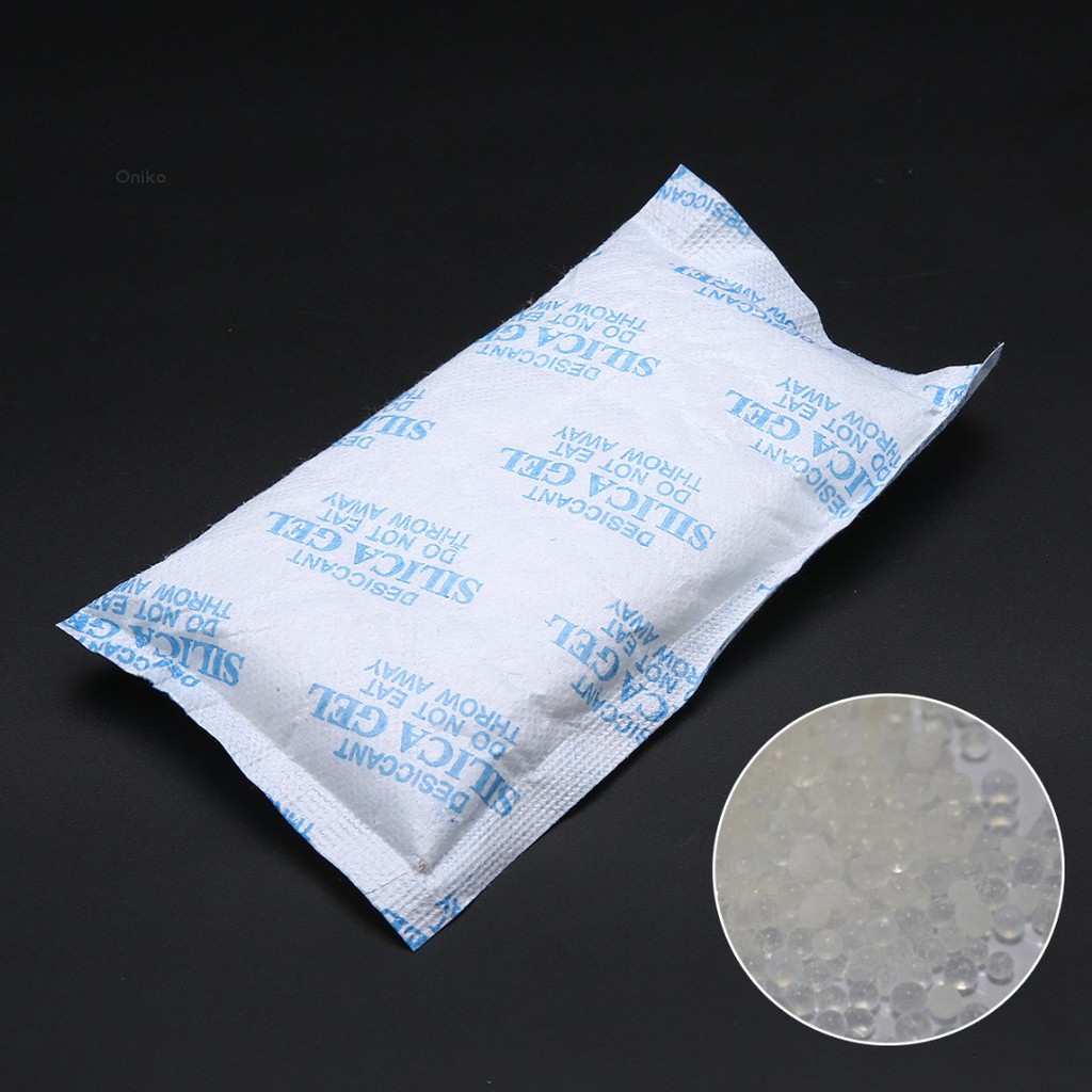 New 100g/bag Silica Gel Desiccant Moisture Absorber Dehumidifier Packet