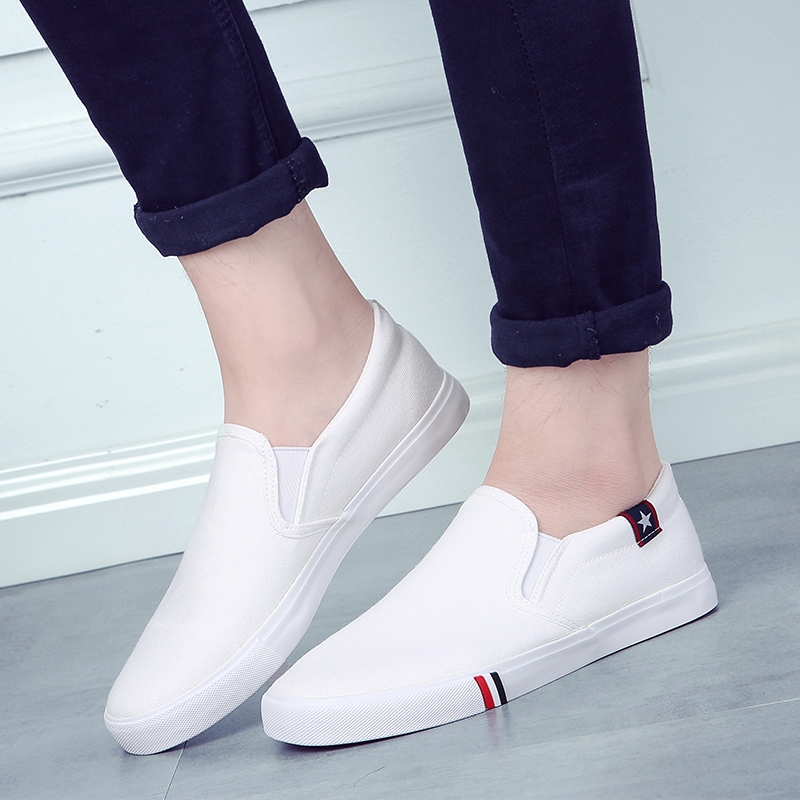 New Fashion Women White Rubber Shoes Korean Couple Sneakers Low Cut School Shoes Big Size Shopee Philippines